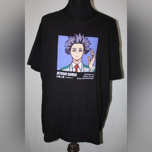 Unisex My Hero Academia Hitoshi T-Shirt. Size Medium. - Picture 2 of 3